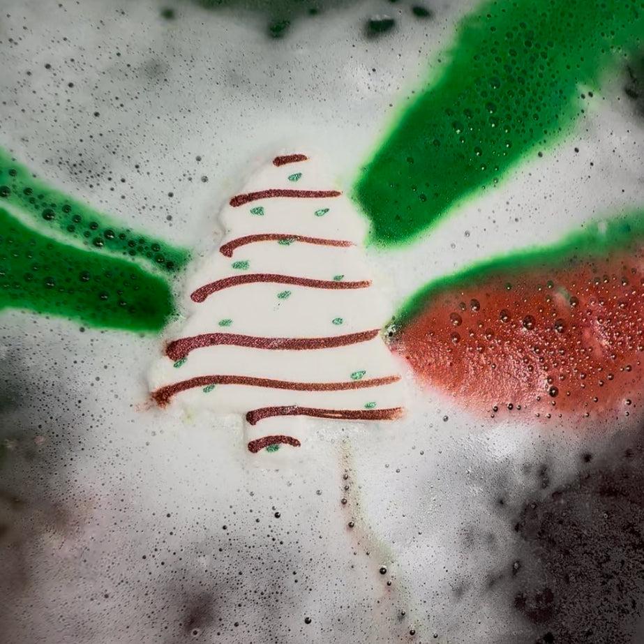 Rusted Acre Soap Co's snack cake bath bomb